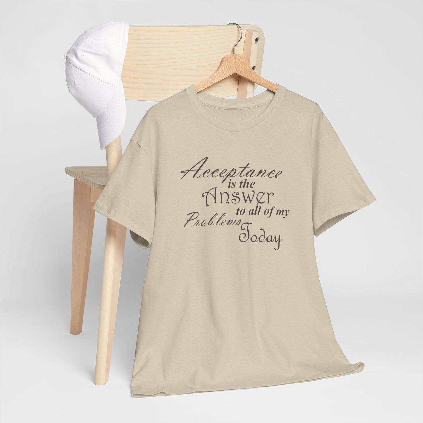 Acceptance is the Answer Unisex Heavy Cotton Tee