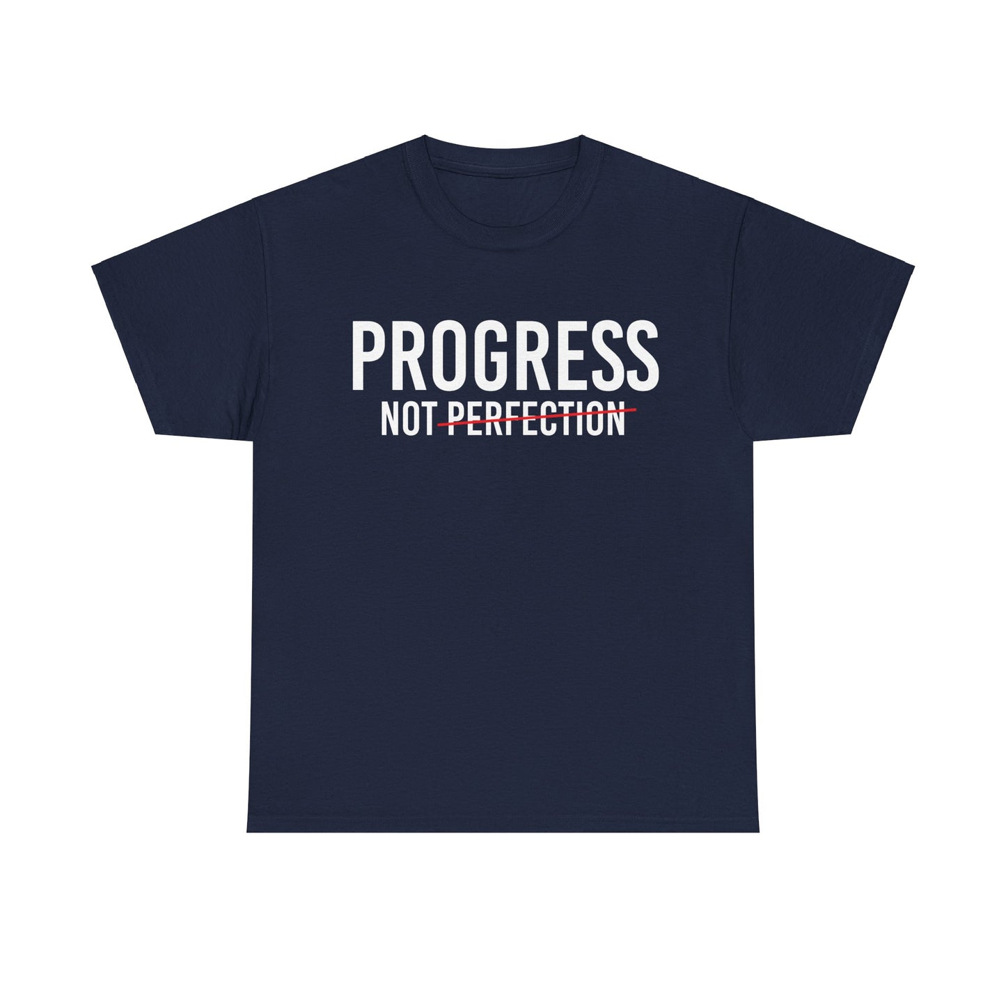Progress Not Perfection Unisex Heavy Cotton Tee