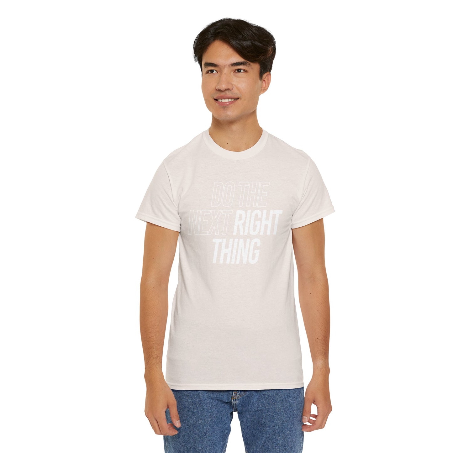 Do the Next Right Thing Unisex Heavy Cotton Tee