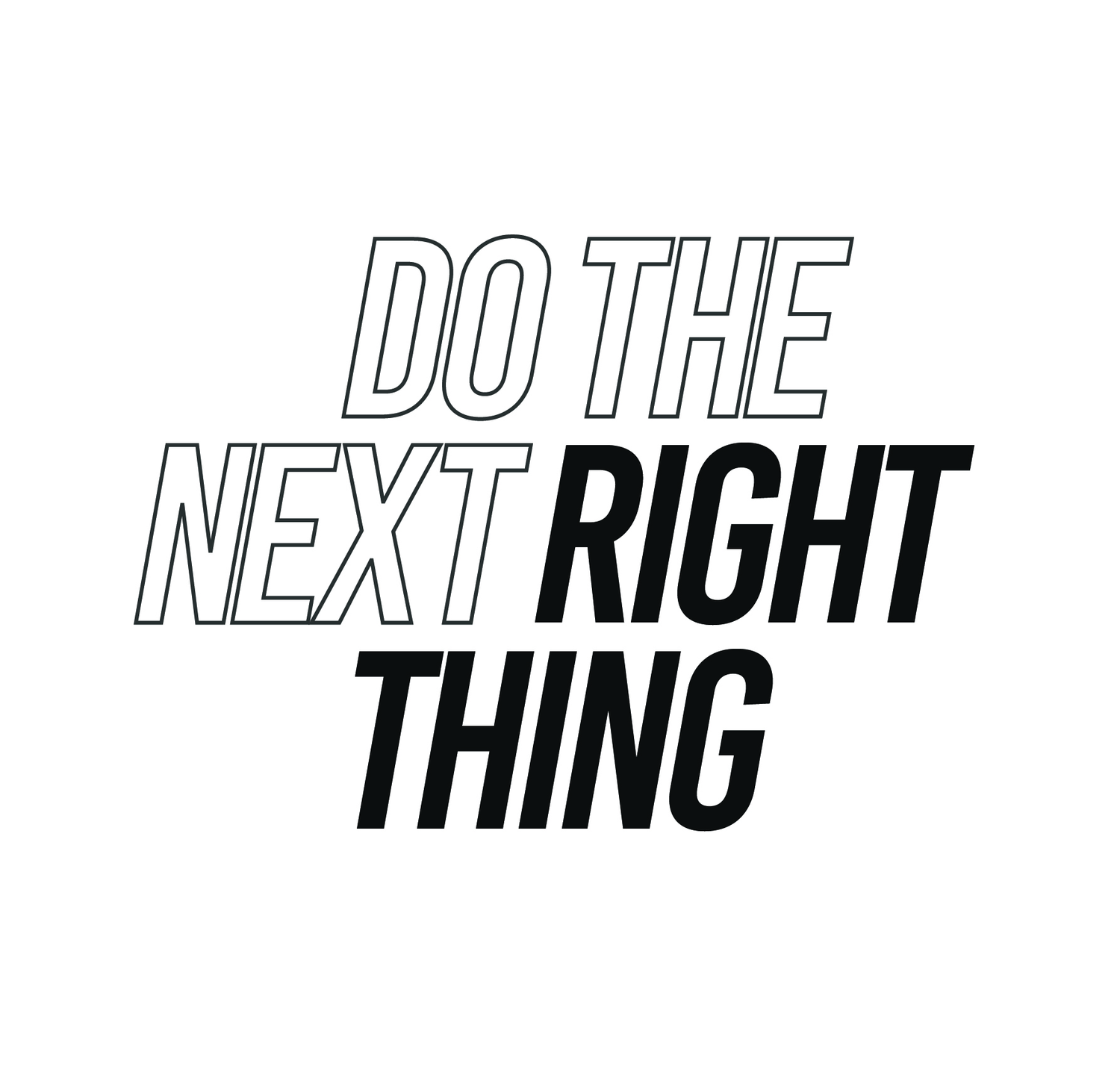 Next Right Thing