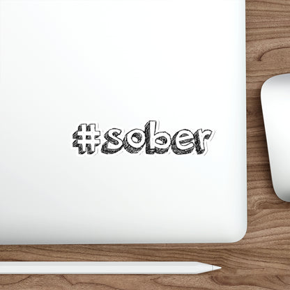 #Sober Vinyl Stickers