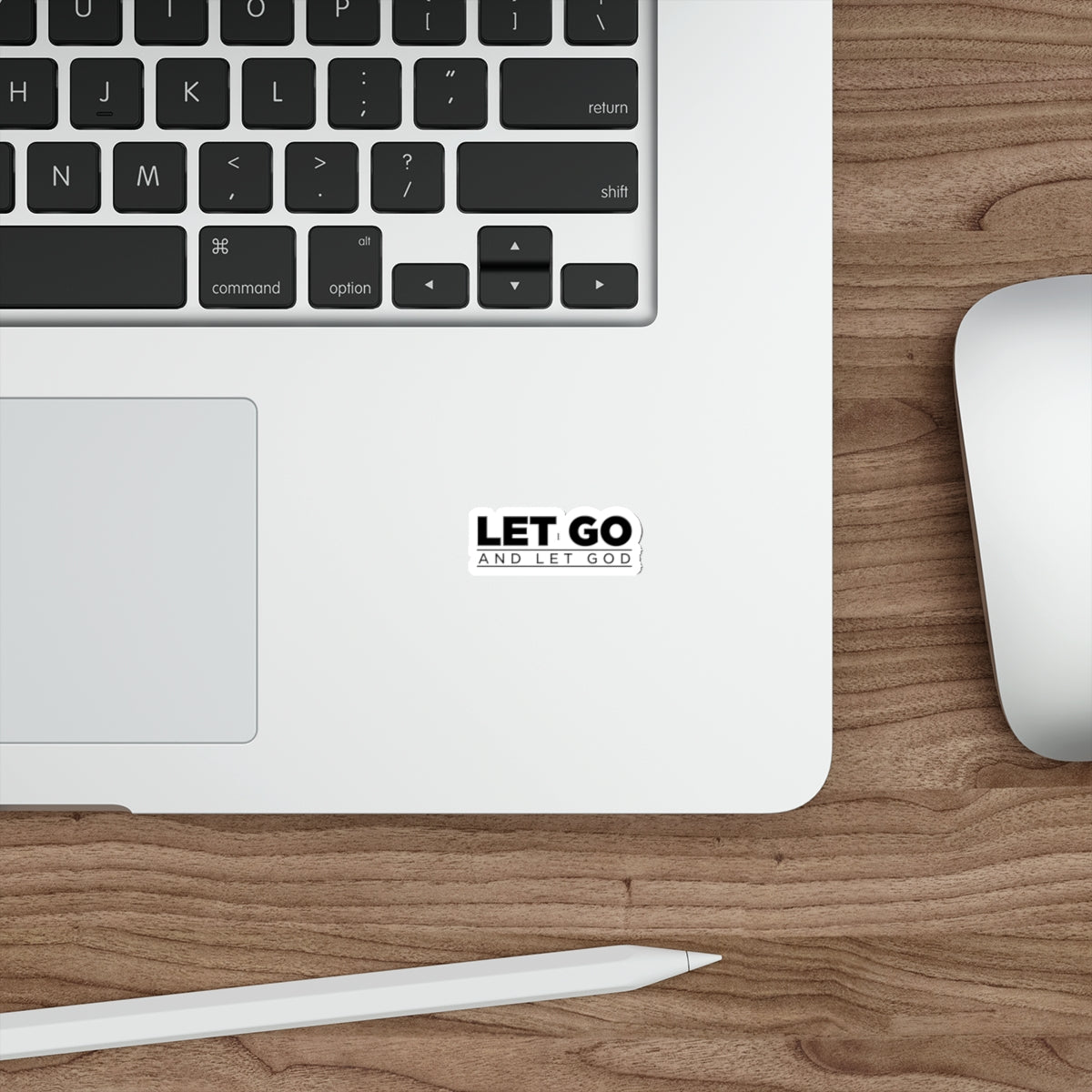 Let Go and Let God Vinyl Stickers