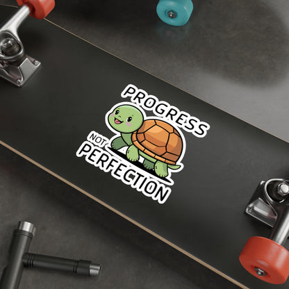 Progress Not Perfection Turtle AA Stickers