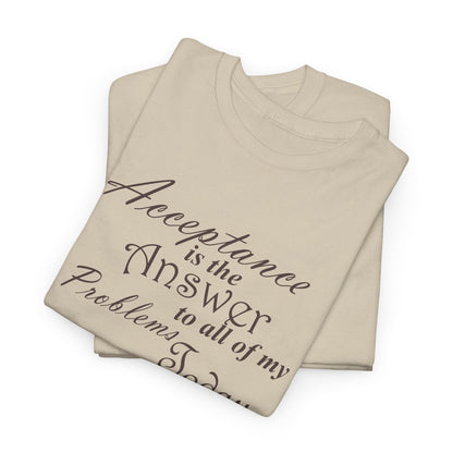 Acceptance is the Answer Unisex Heavy Cotton Tee