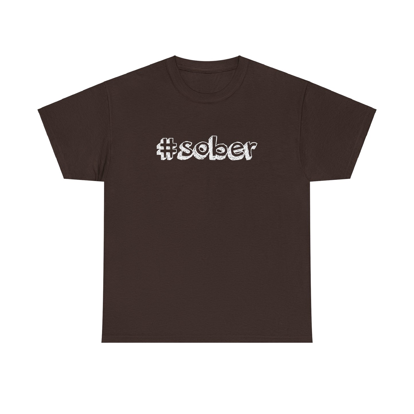 #Sober Unisex Heavy Cotton Tee