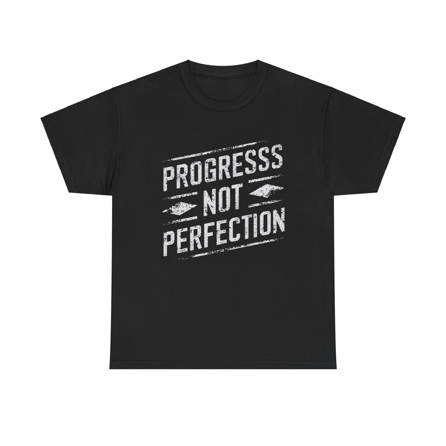 Progress Not Perfection Sobriety Heavy Cotton Tee