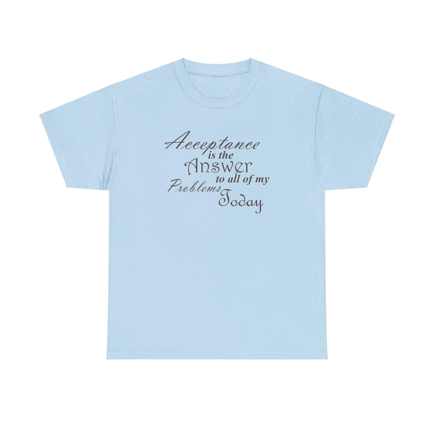 Acceptance is the Answer Unisex Heavy Cotton Tee