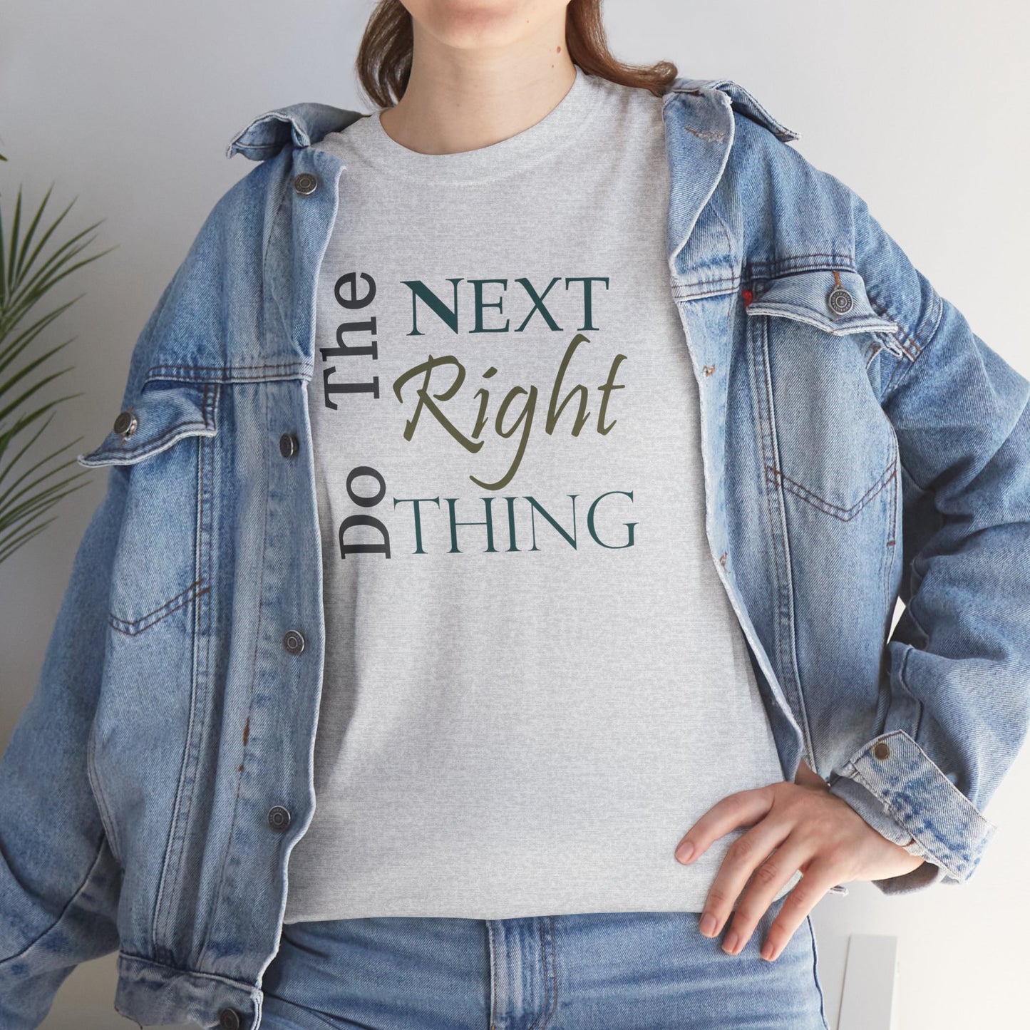 Do the NEXT Right Thing Unisex Heavy Cotton Tee