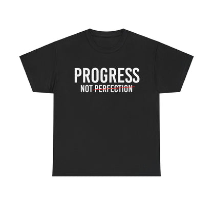 Progress Not Perfection Unisex Heavy Cotton Tee