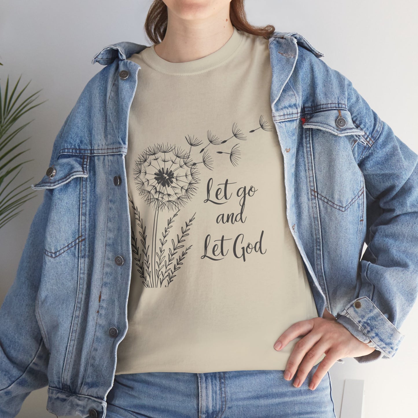 Dandelion Dreams: Let Go and Let God AA T-Shirt