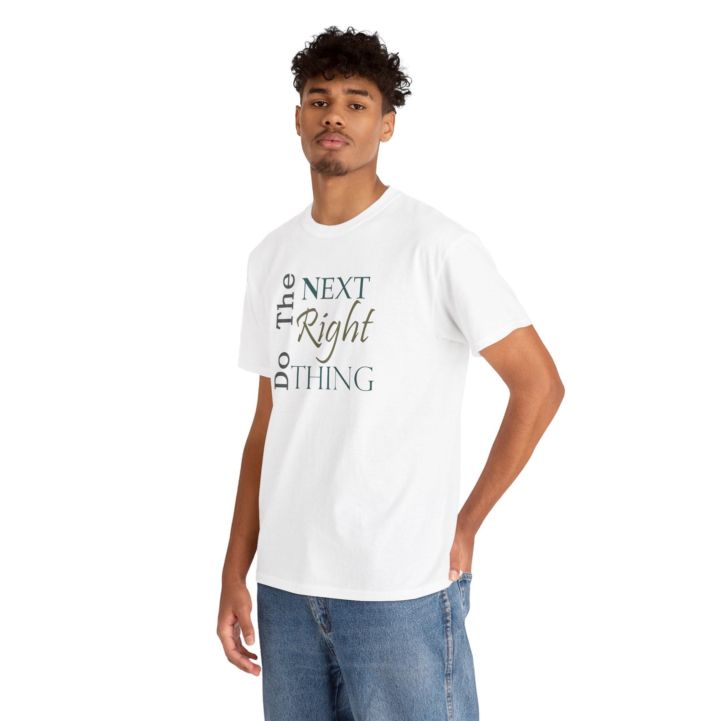 Do the NEXT Right Thing Unisex Heavy Cotton Tee