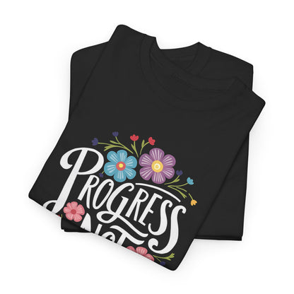 Progress Not Perfection Unisex Heavy Cotton Tee