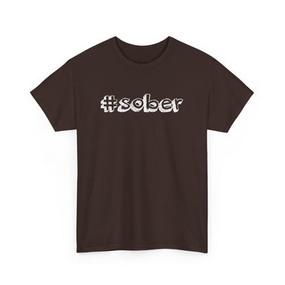 #Sober Unisex Heavy Cotton Tee