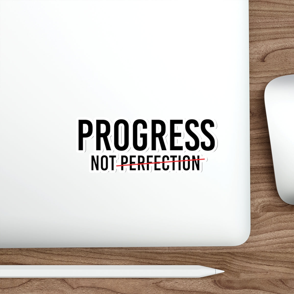 Progress Not Perfection Vinyl Stickers