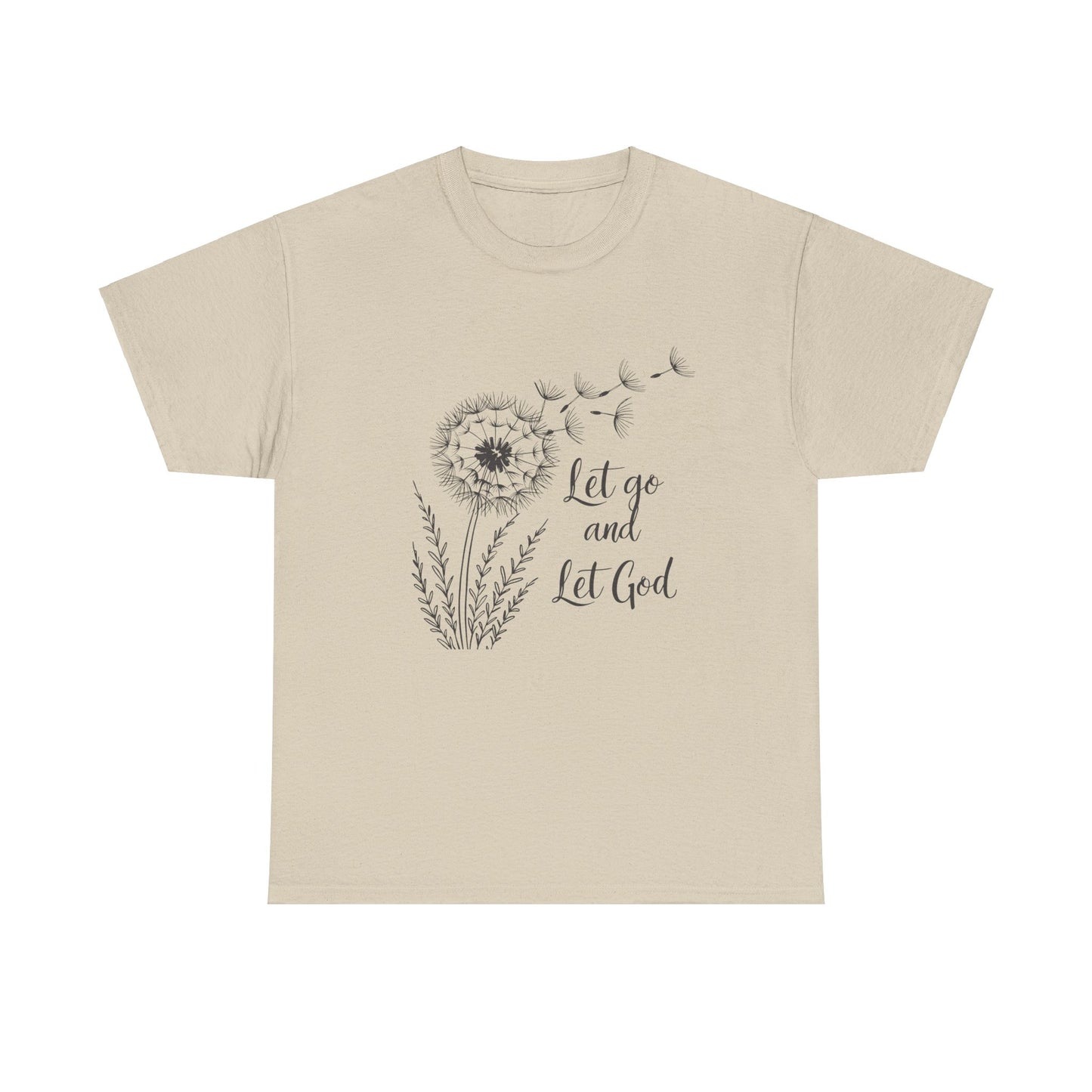 Dandelion Dreams: Let Go and Let God AA T-Shirt