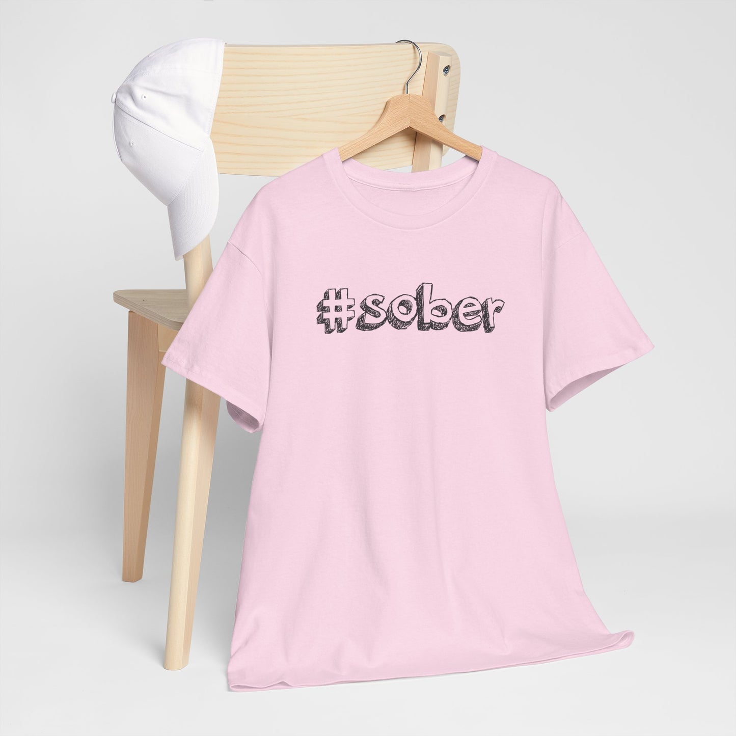 #Sober Unisex Heavy Cotton Tee