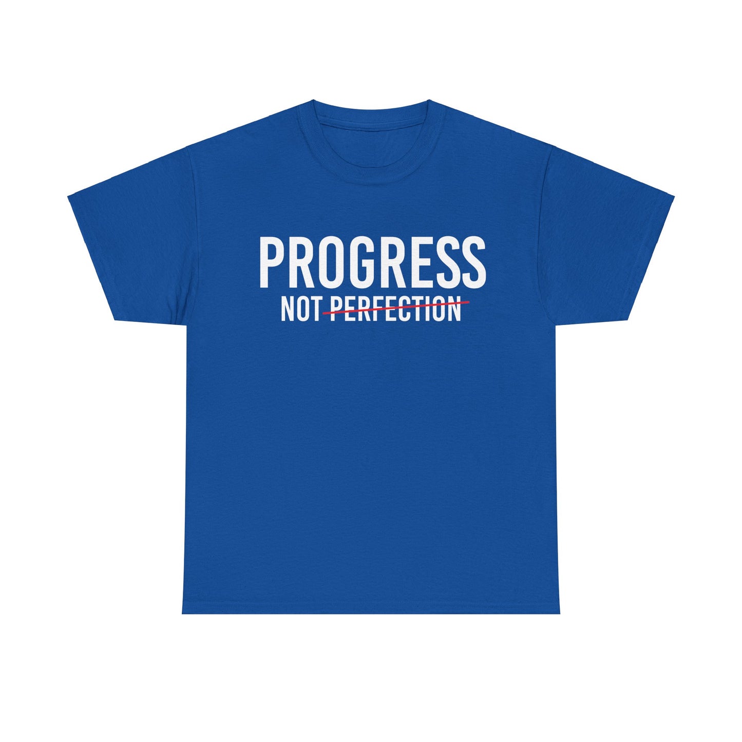 Progress Not Perfection Unisex Heavy Cotton Tee