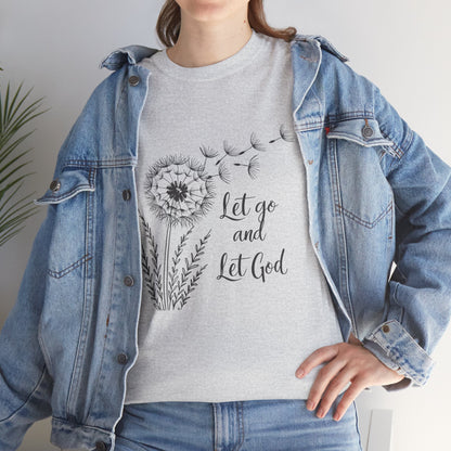 Dandelion Dreams: Let Go and Let God AA T-Shirt