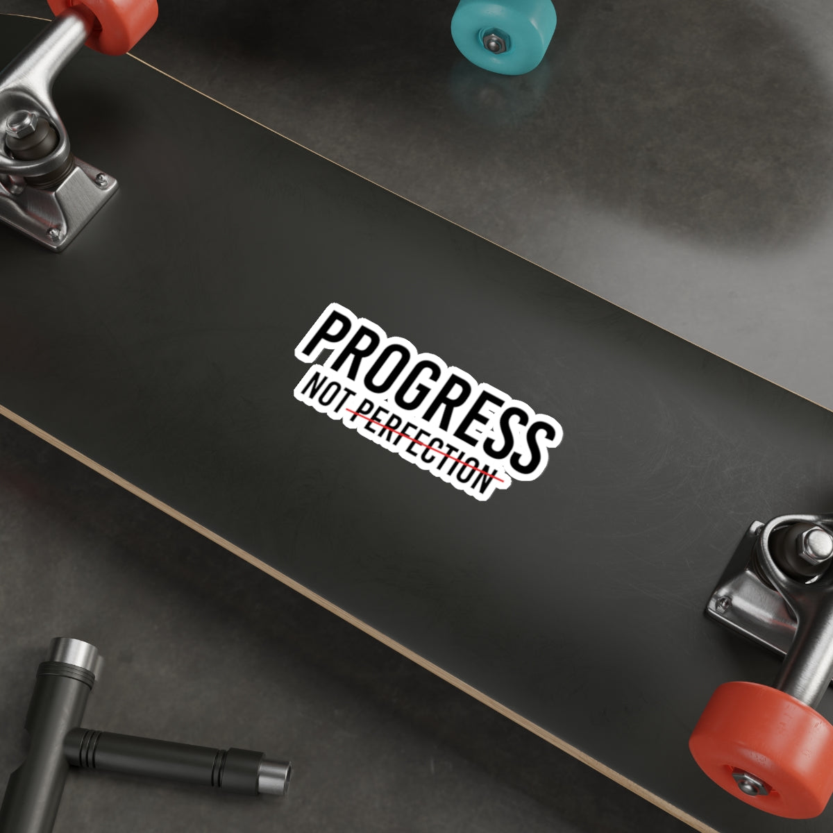 Progress Not Perfection Vinyl Stickers