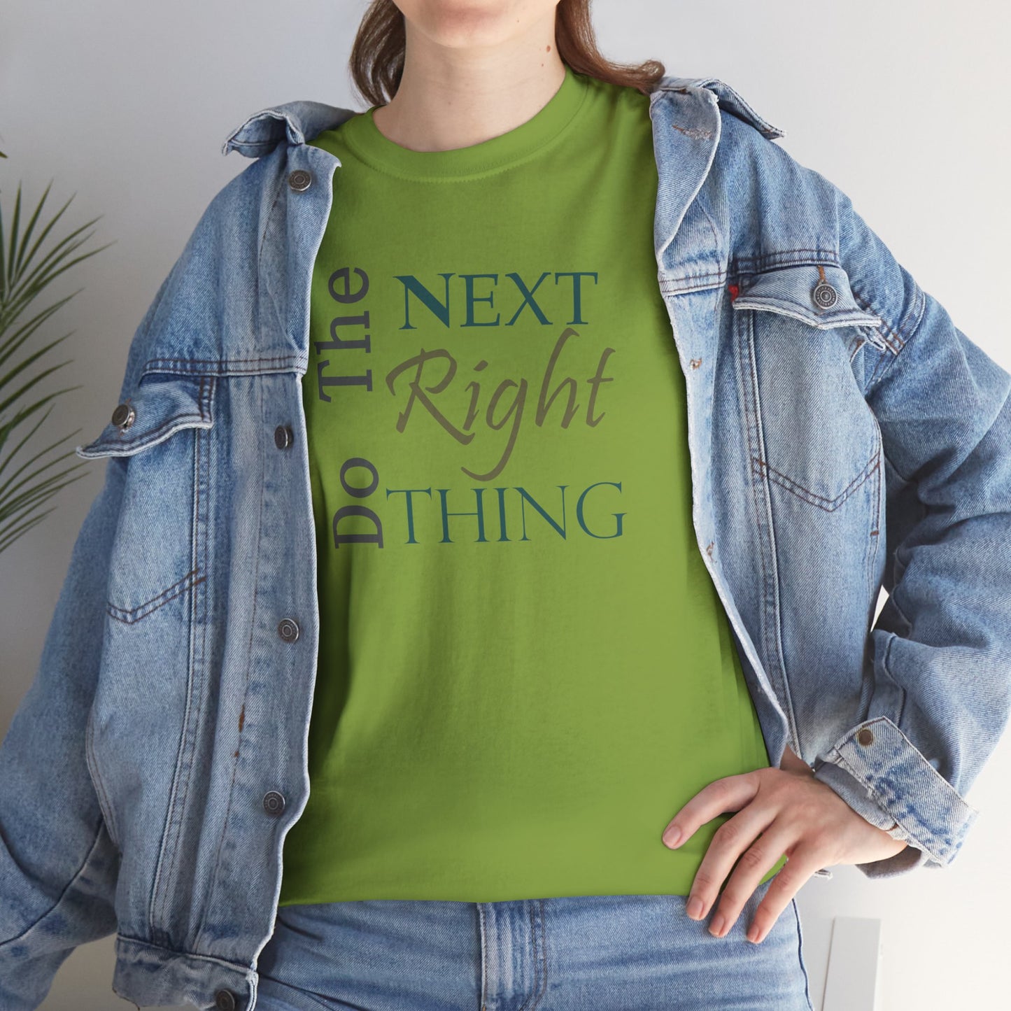 Do the NEXT Right Thing Unisex Heavy Cotton Tee