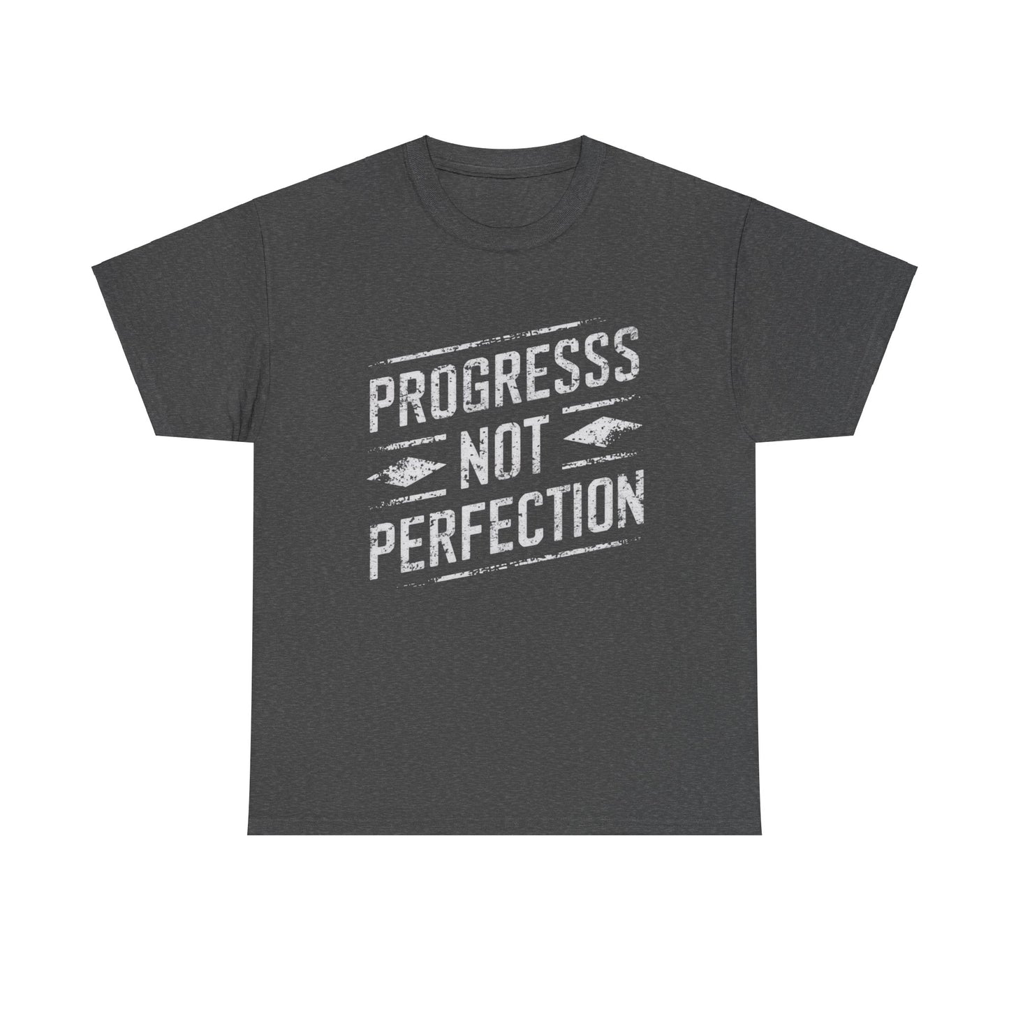 Progress Not Perfection Sobriety Heavy Cotton Tee