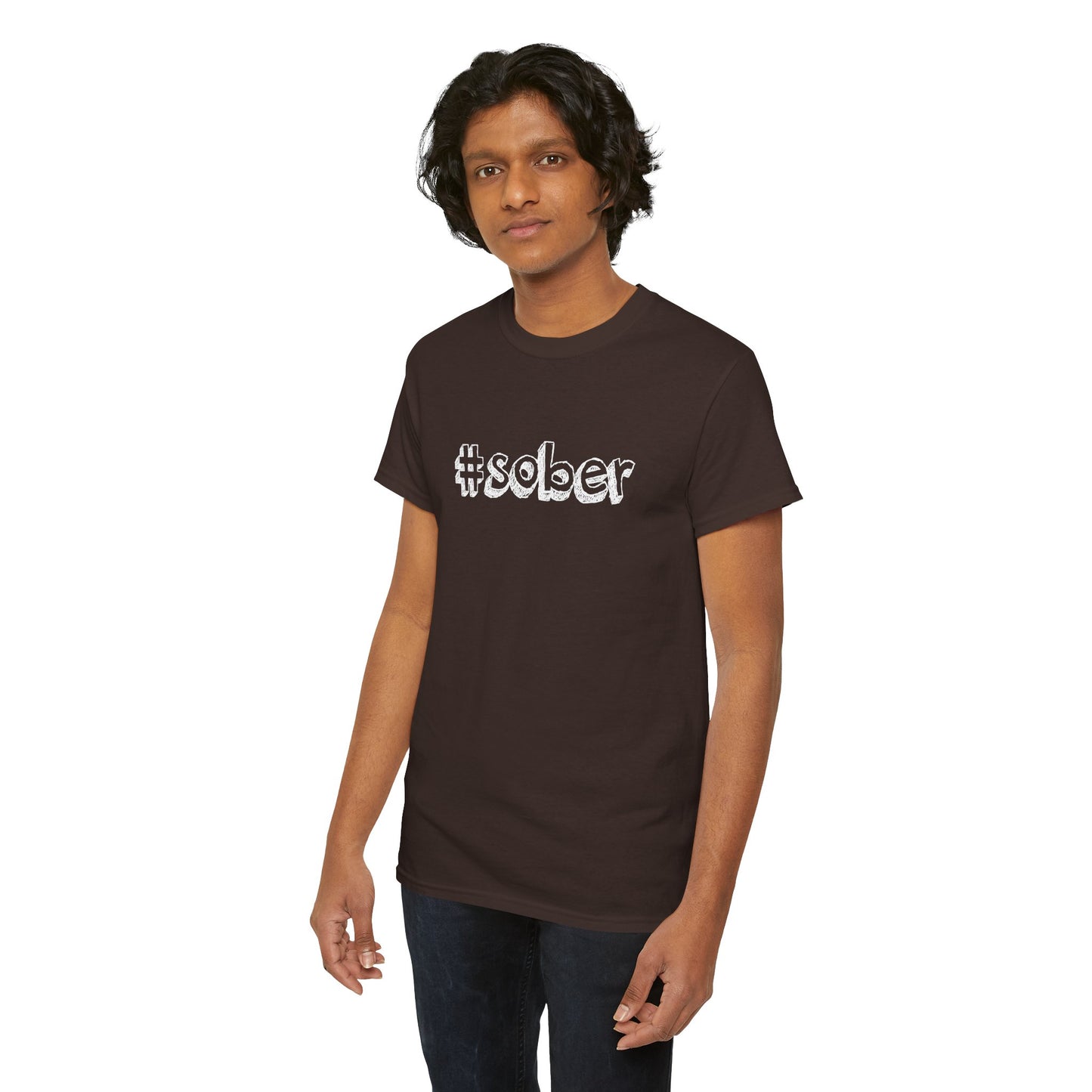 #Sober Unisex Heavy Cotton Tee