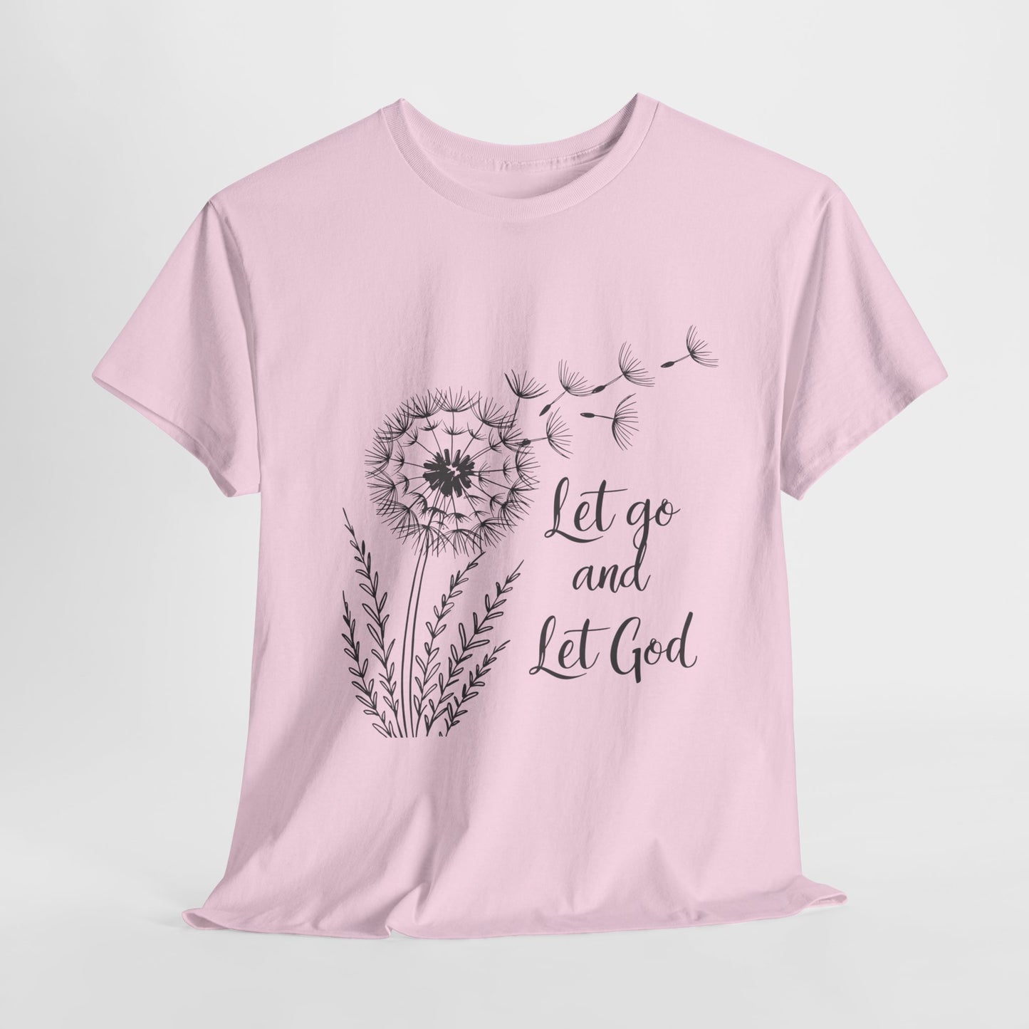 Dandelion Dreams: Let Go and Let God AA T-Shirt