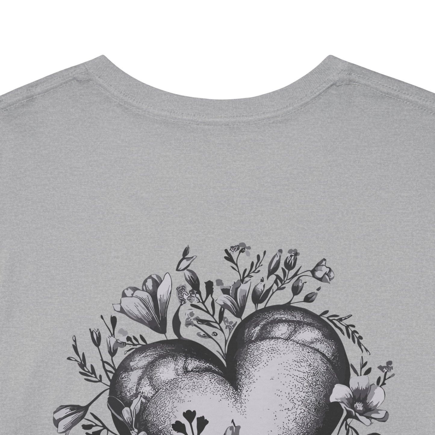 Acceptance is the Answer Duel Hearts Sobriety Heavy Cotton Tee