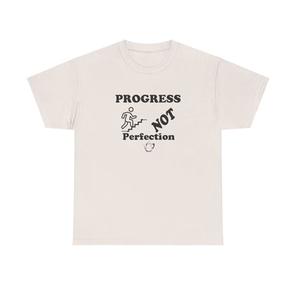 Progress NOT Perfection Unisex Heavy Cotton Tee