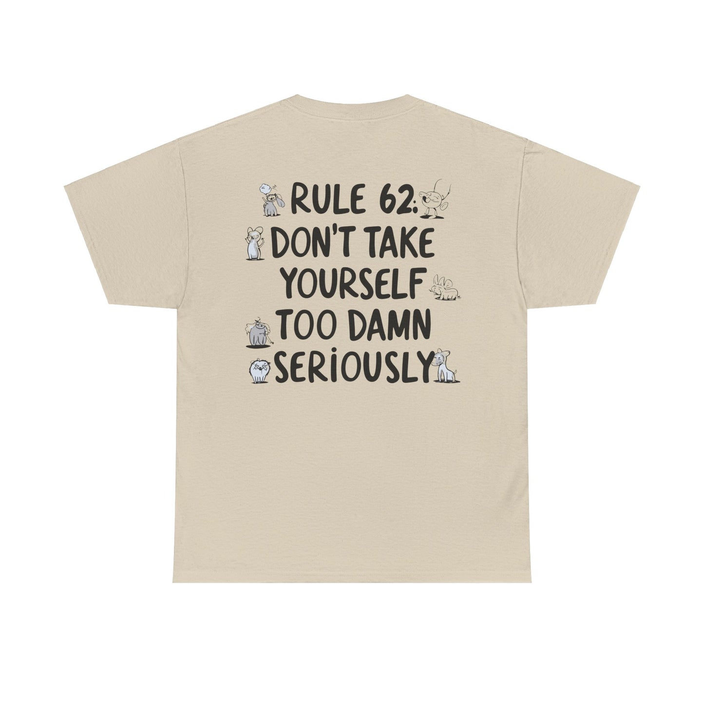 Rule 62 Silly Animals AA Cotton Tee