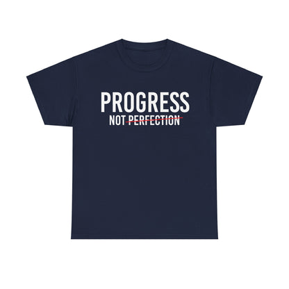 Progress Not Perfection Unisex Heavy Cotton Tee