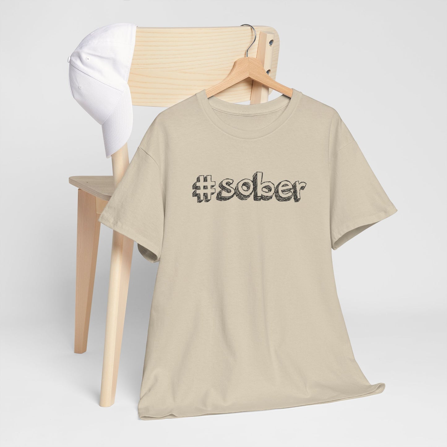 #Sober Unisex Heavy Cotton Tee