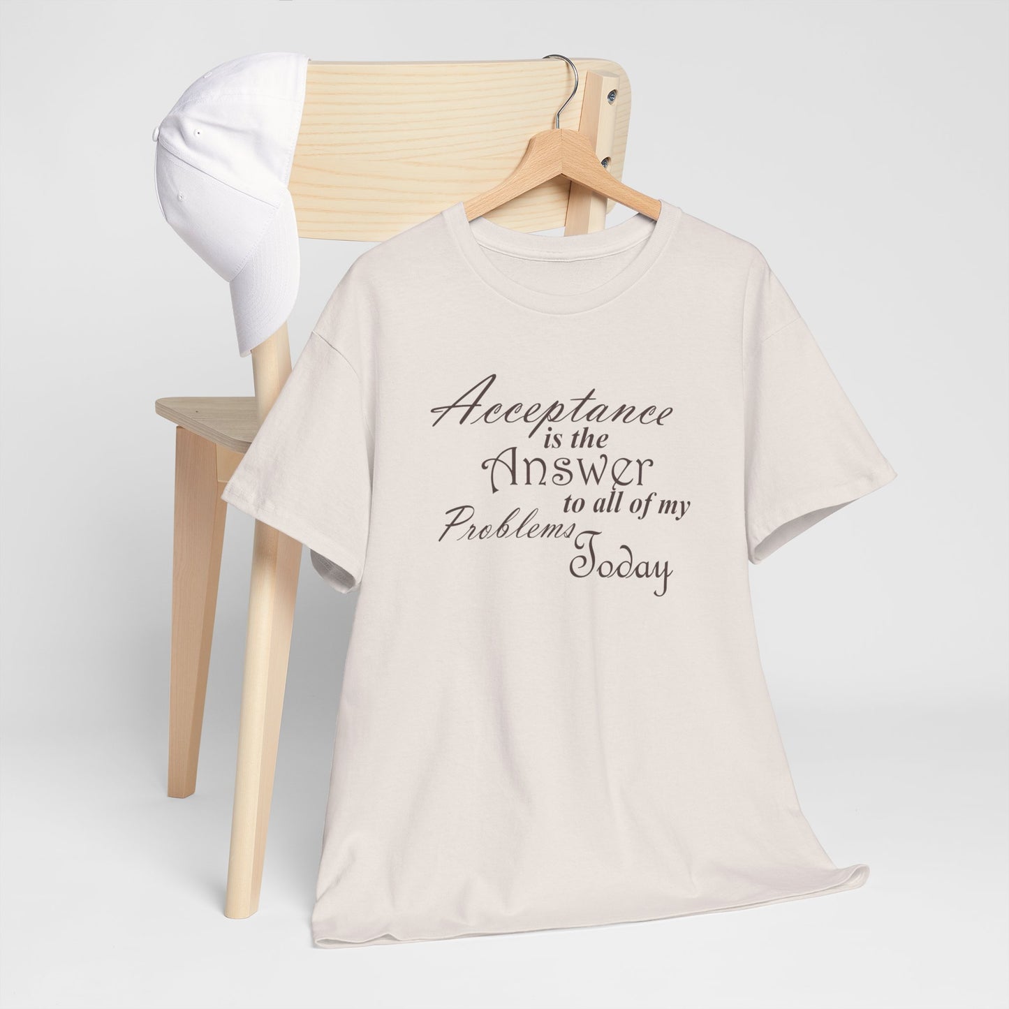 Acceptance is the Answer Unisex Heavy Cotton Tee