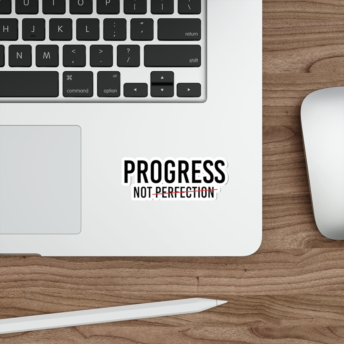 Progress Not Perfection Vinyl Stickers