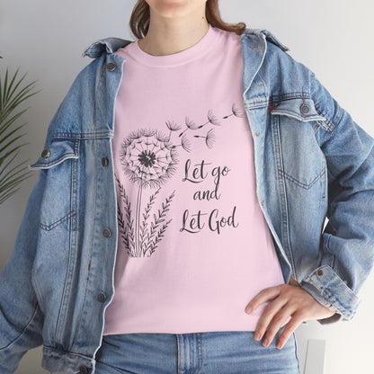 Dandelion Dreams: Let Go and Let God AA T-Shirt