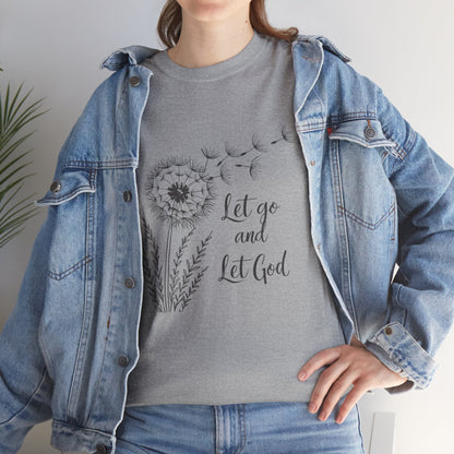 Dandelion Dreams: Let Go and Let God AA T-Shirt