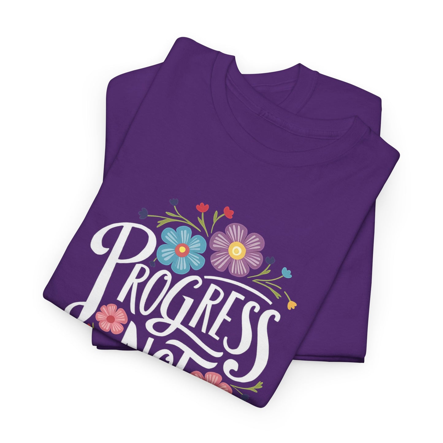 Progress Not Perfection Unisex Heavy Cotton Tee