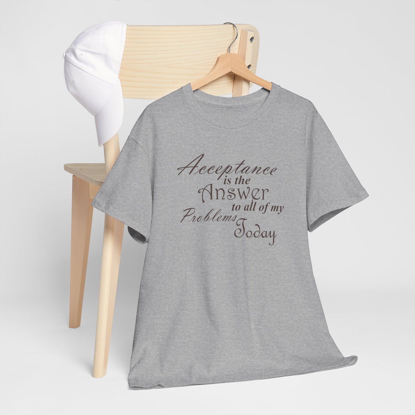 Acceptance is the Answer Unisex Heavy Cotton Tee