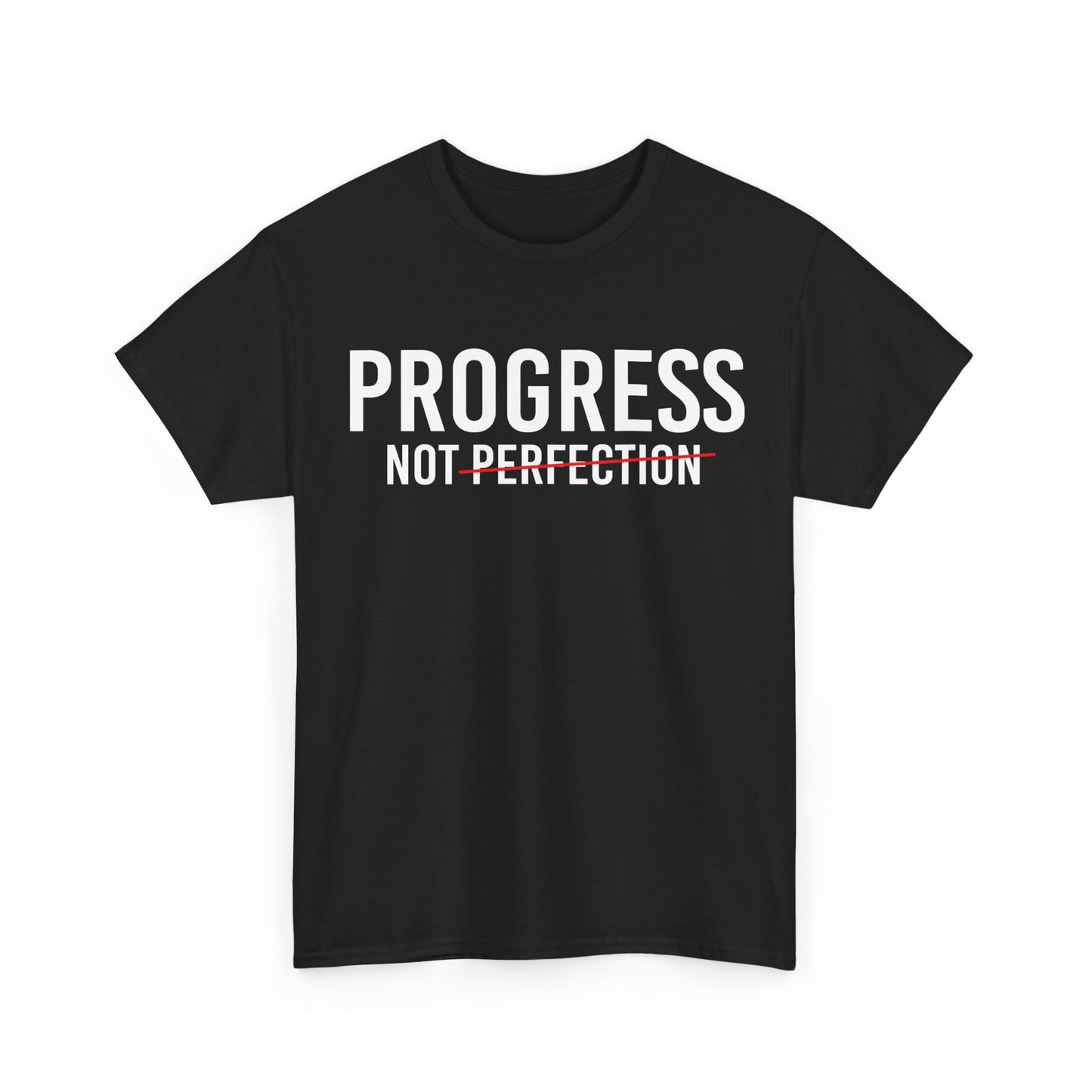 Progress Not Perfection Unisex Heavy Cotton Tee