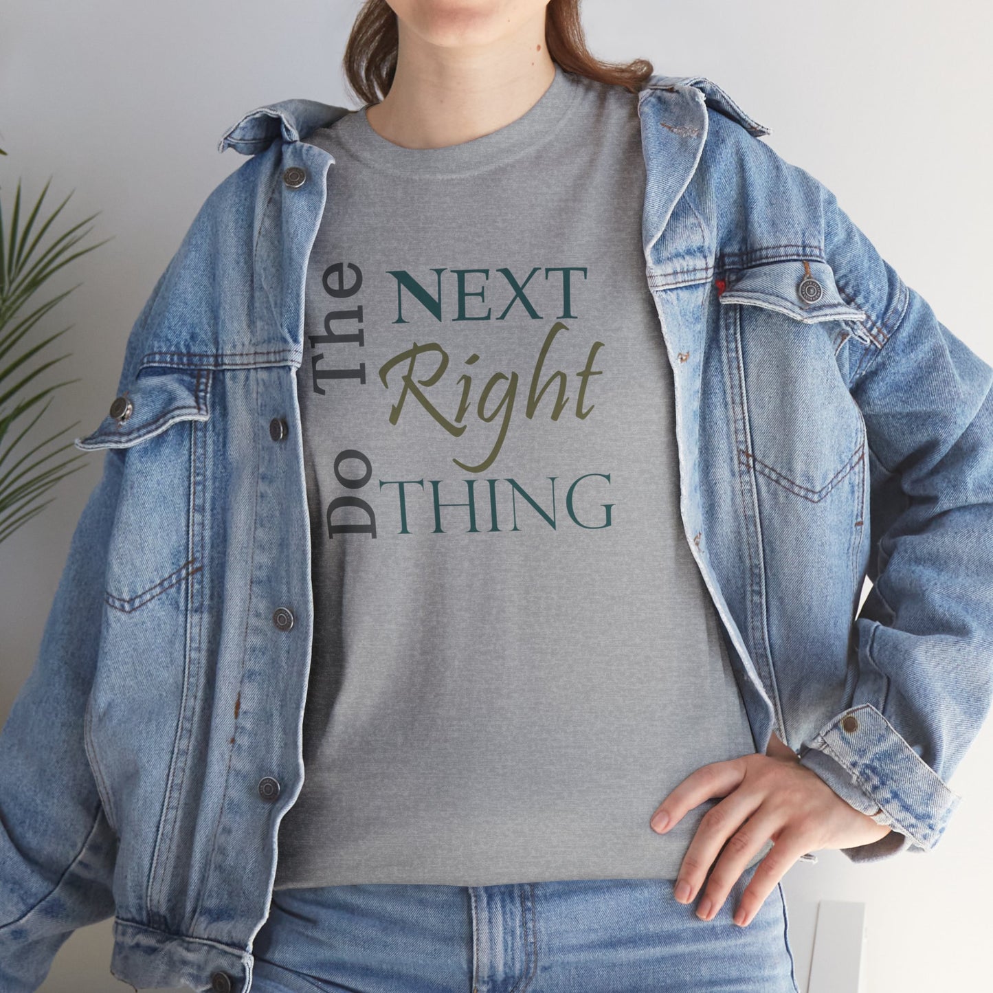 Do the NEXT Right Thing Unisex Heavy Cotton Tee