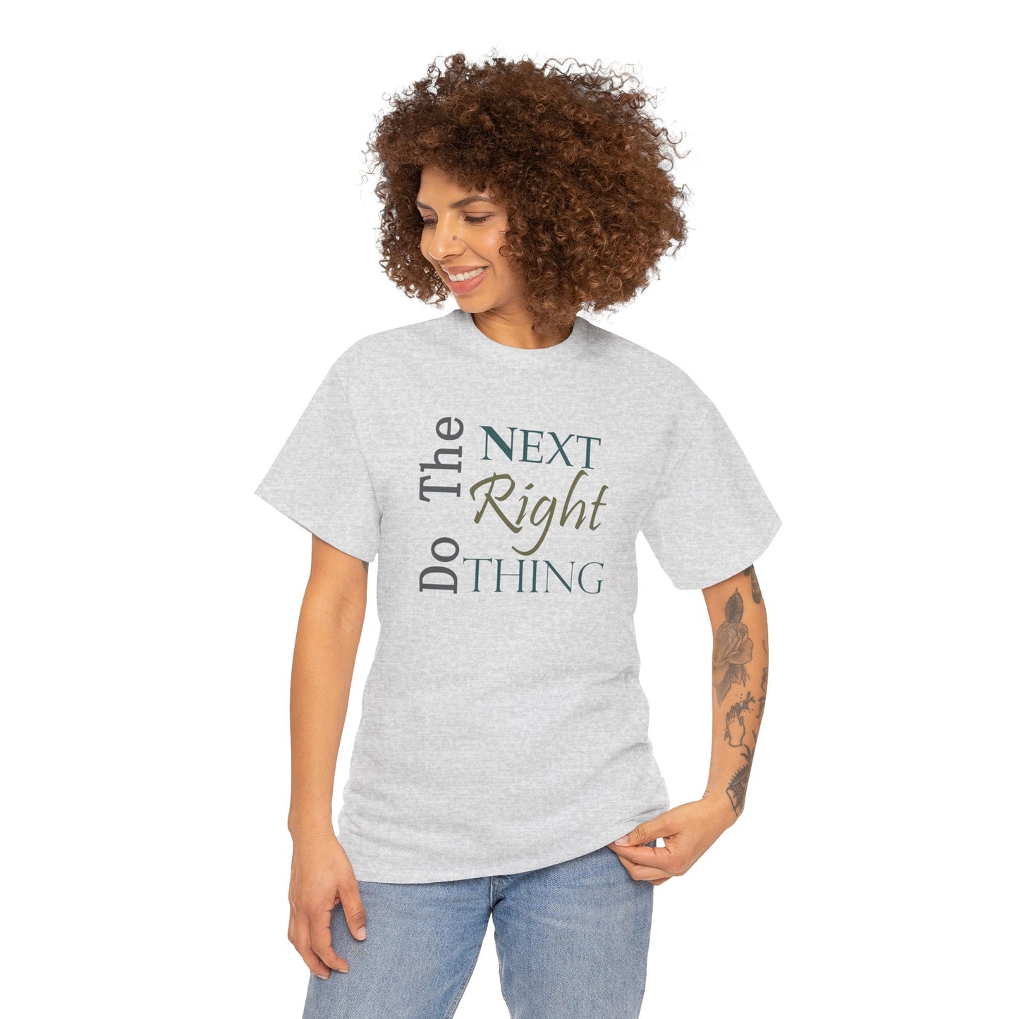 Do the NEXT Right Thing Unisex Heavy Cotton Tee