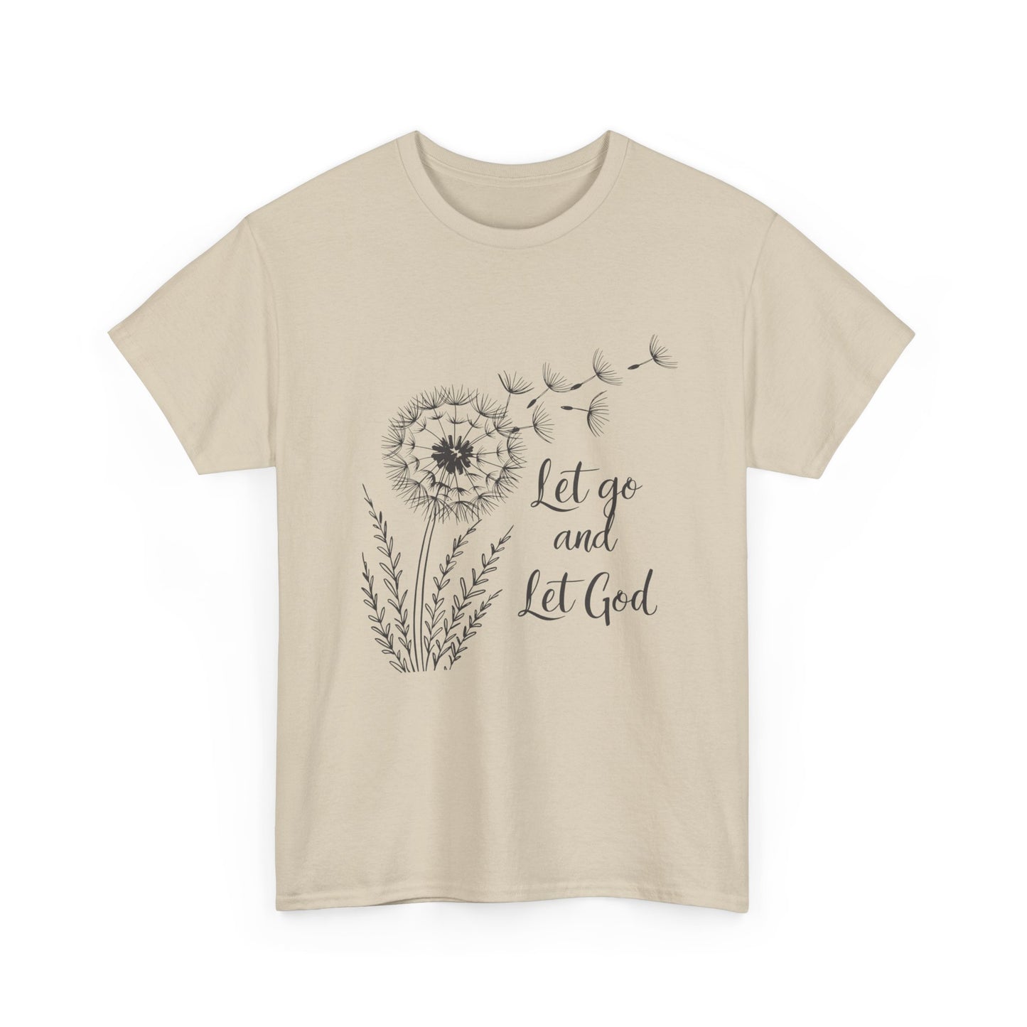 Dandelion Dreams: Let Go and Let God AA T-Shirt