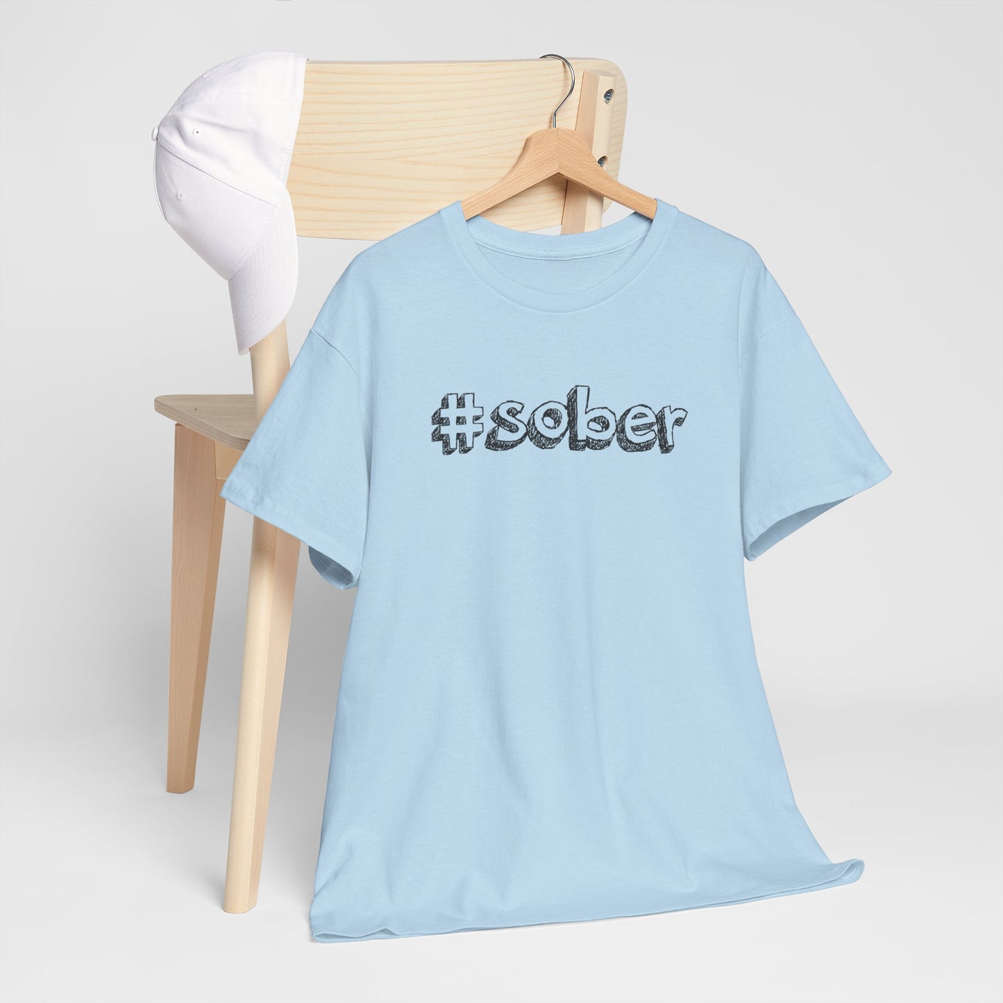 #Sober Unisex Heavy Cotton Tee