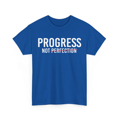 Progress Not Perfection Unisex Heavy Cotton Tee