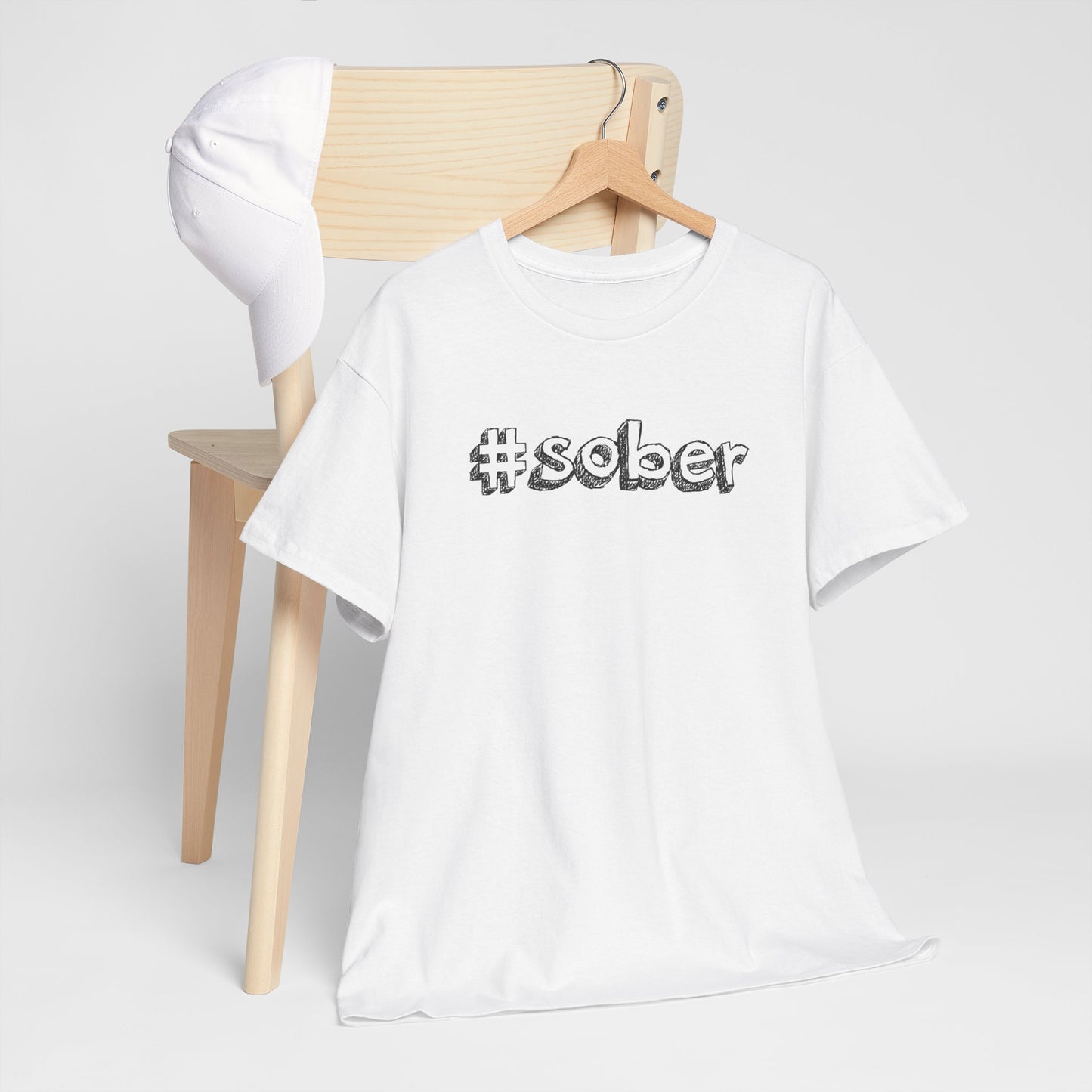 #Sober Unisex Heavy Cotton Tee