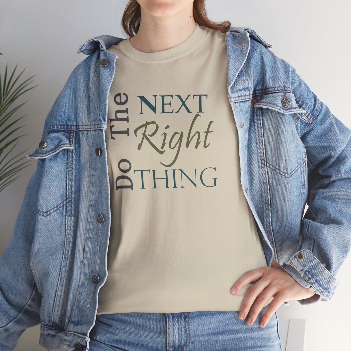 Do the NEXT Right Thing Unisex Heavy Cotton Tee