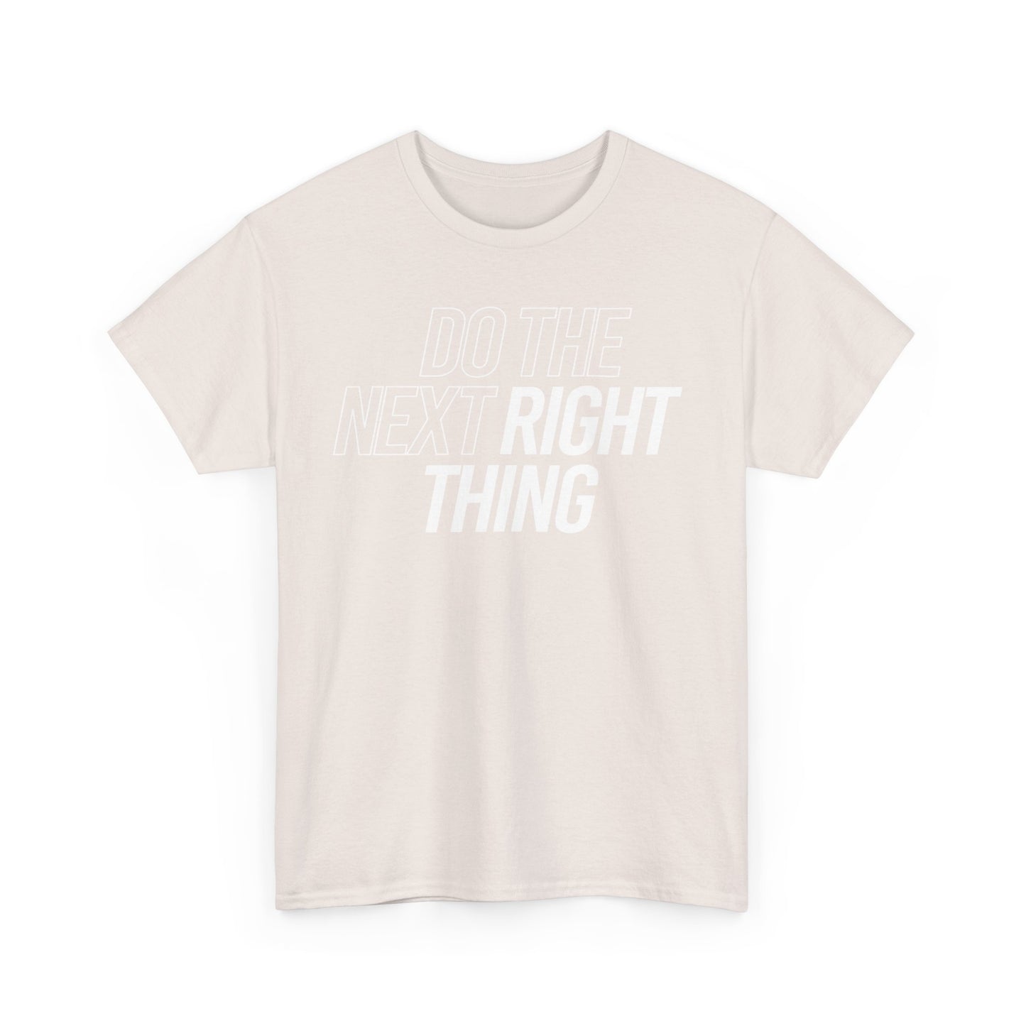 Do the Next Right Thing Unisex Heavy Cotton Tee