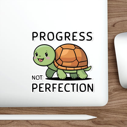 Progress Not Perfection Turtle AA Stickers
