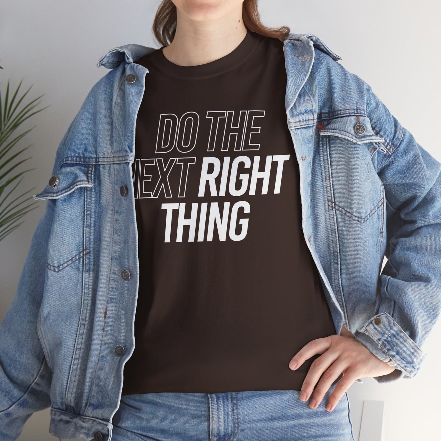 Do the Next Right Thing Unisex Heavy Cotton Tee