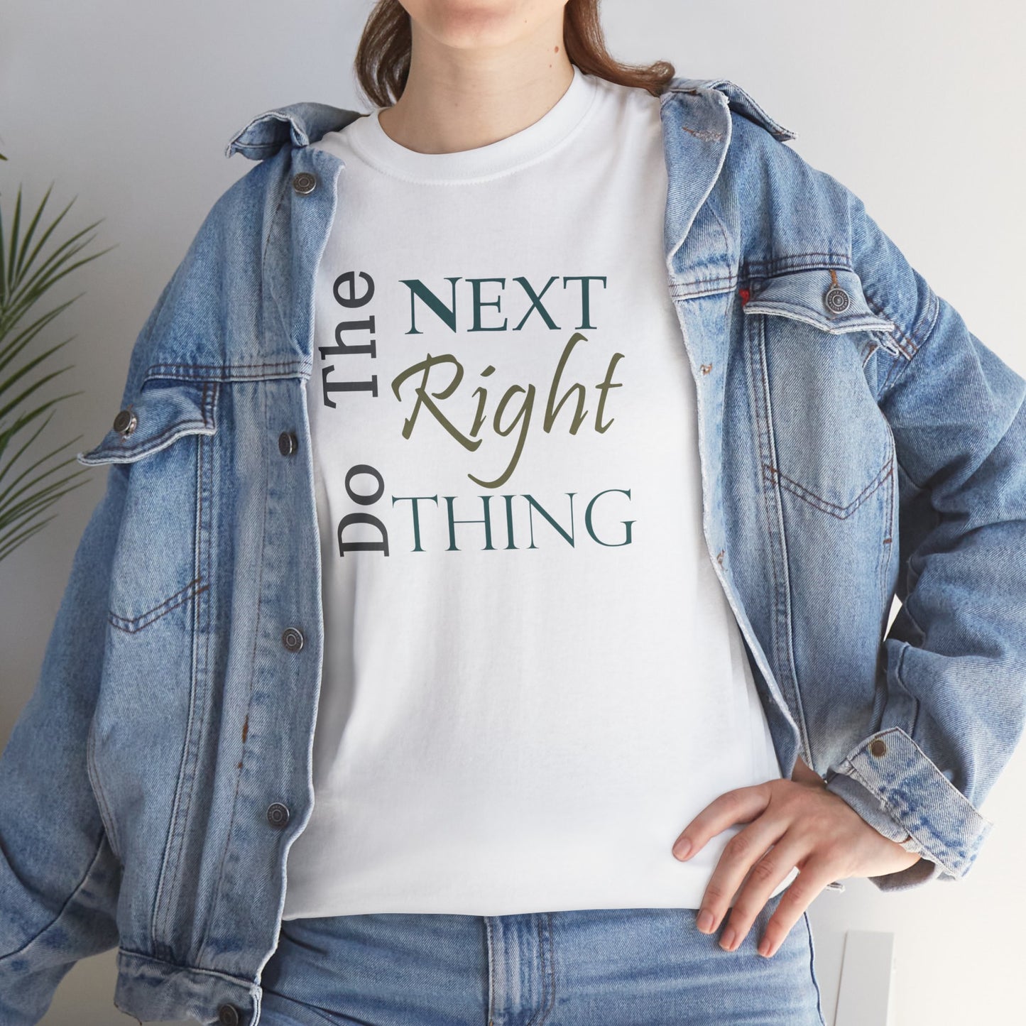 Do the NEXT Right Thing Unisex Heavy Cotton Tee